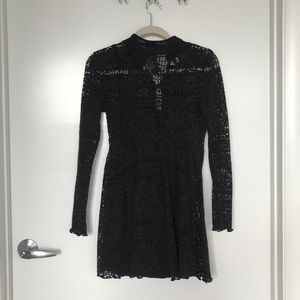 Free People Crochet Lace Dress